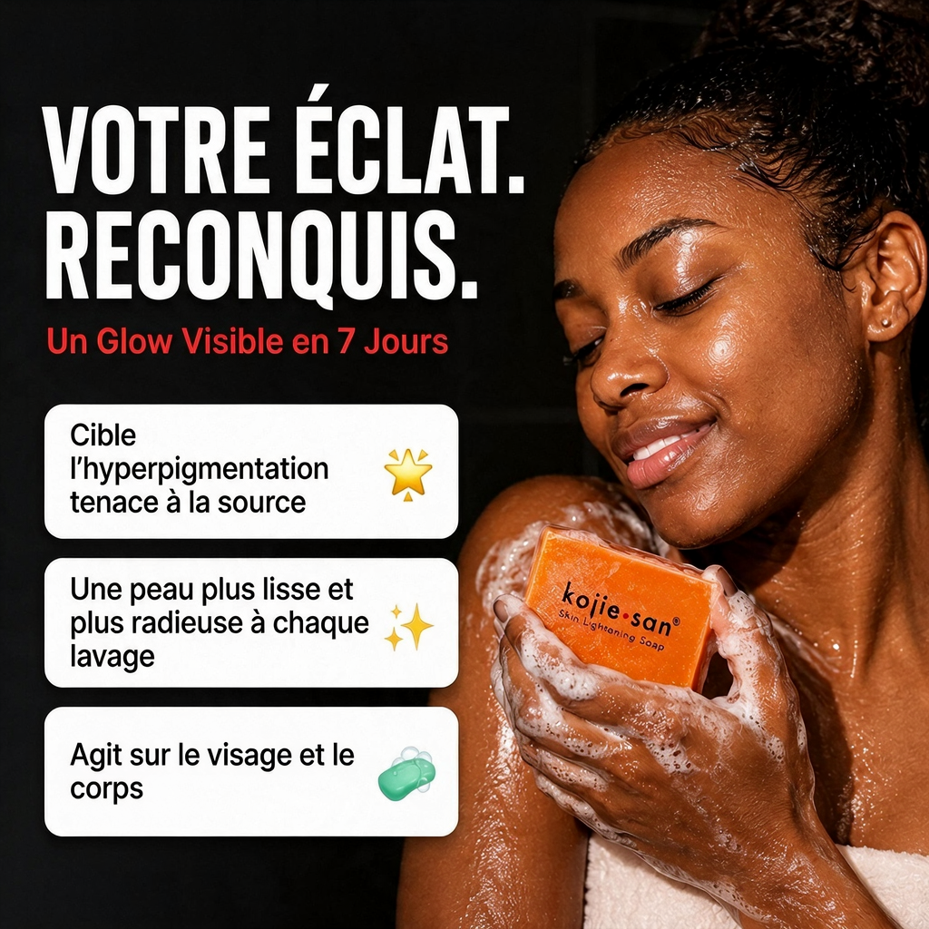 Savon KOJIC SAN  (65g*3 ) 100% Authentique — Visage & Corps